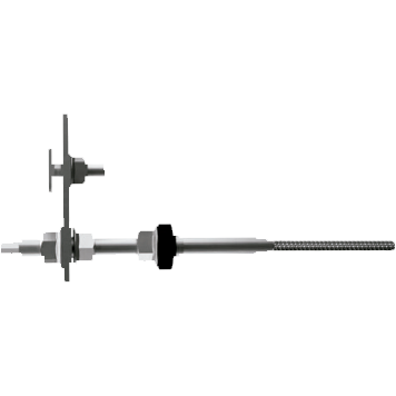 Parafuso rosca dupla para madeira