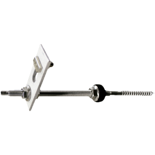 Parafuso rosca dupla para metal